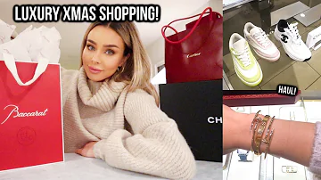 Luxury Christmas shopping/haul! vlogmas day 13!