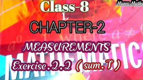 tn samacheer class 8 maths chapter 2 Measurements/exercise 2.2/sum.7/Marrs Maths