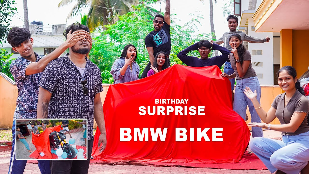 വീട്ടിൽ അറിയാതെ Dani chettan-ന് BMW Bike surprise ആയി കൊടുത്തു 😱 Birthday Surprise