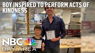 San Ramon 10-year-old, inspired by news story, vows to complete 10 acts of kindness