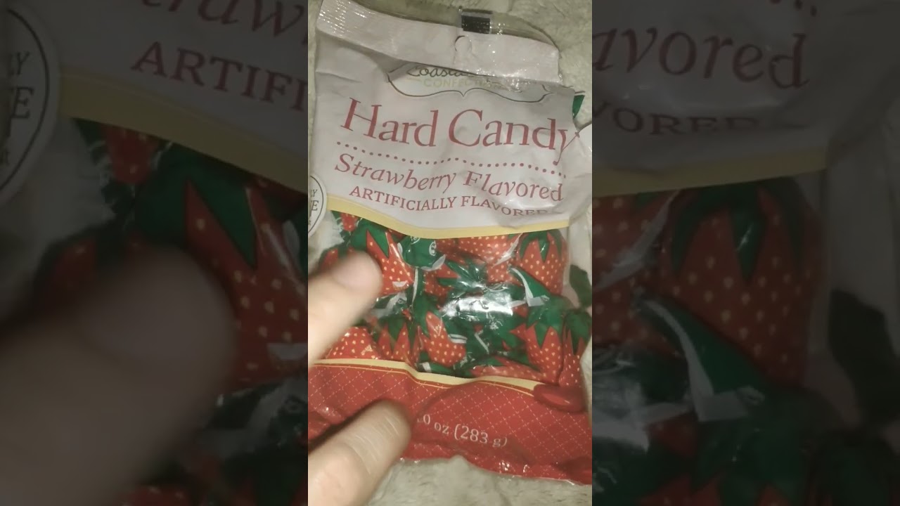 candy bag crinkles with background noise