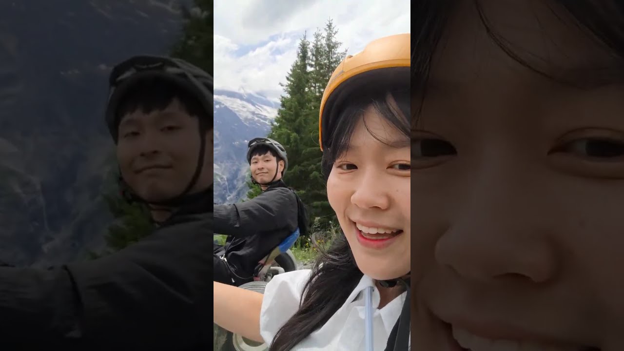 신혼여행으로 유럽한달여행 (스위스2편) 그린델발트 피르스트 액티비티_ 카트 타면서 알프스 경치 보기