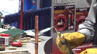TurboTorch  Copper Pipe Brazing Demonstration