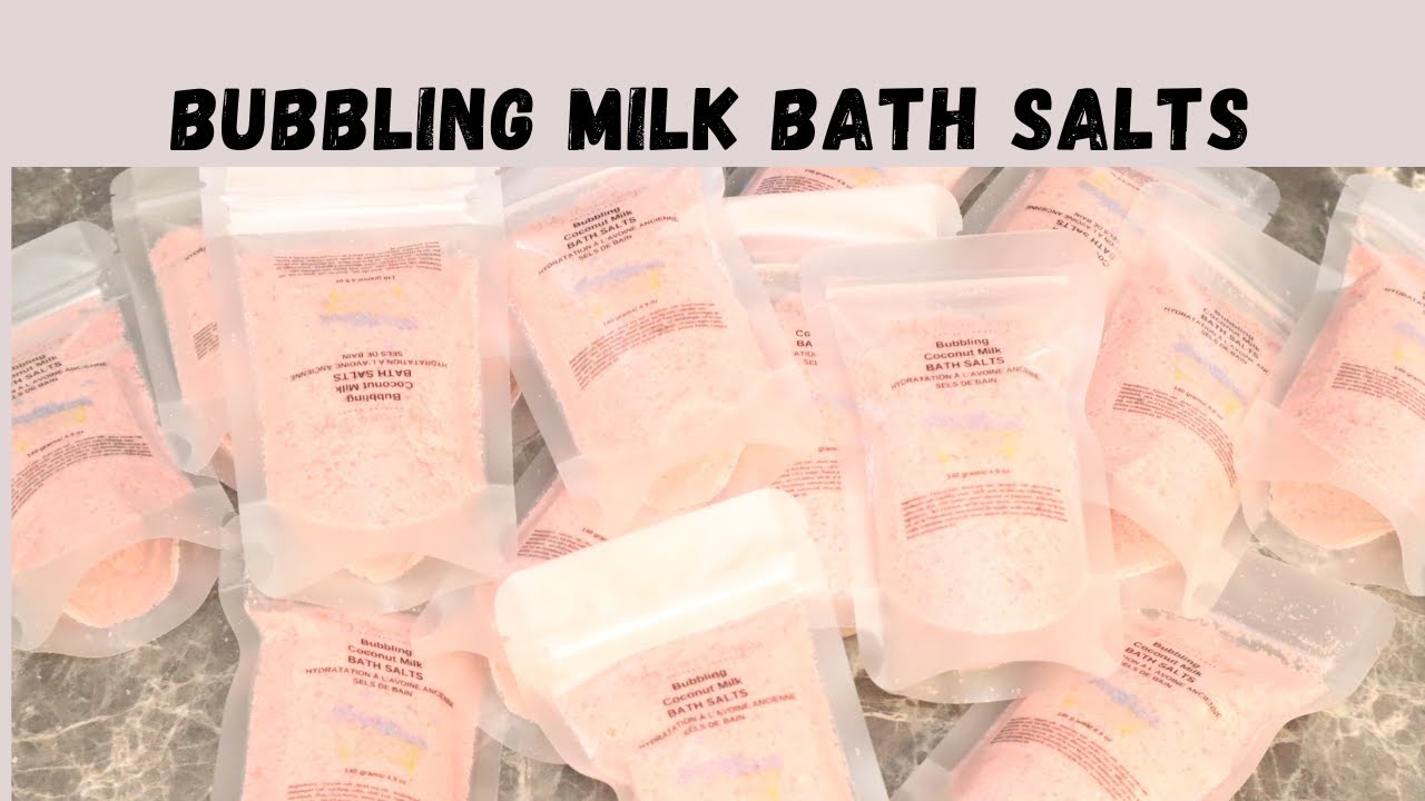 Bubbling Milk Bath Salts Recipe !!!