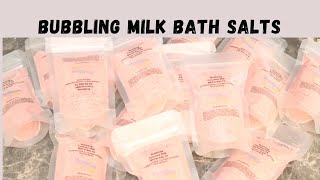 Bubbling Milk Bath Salts Recipe !!!