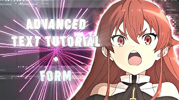 Advanced (Edgy) Text Tutorial | After Effects AMV Tutorial