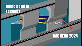 Bump bending with RADBEND 2024 - automatically