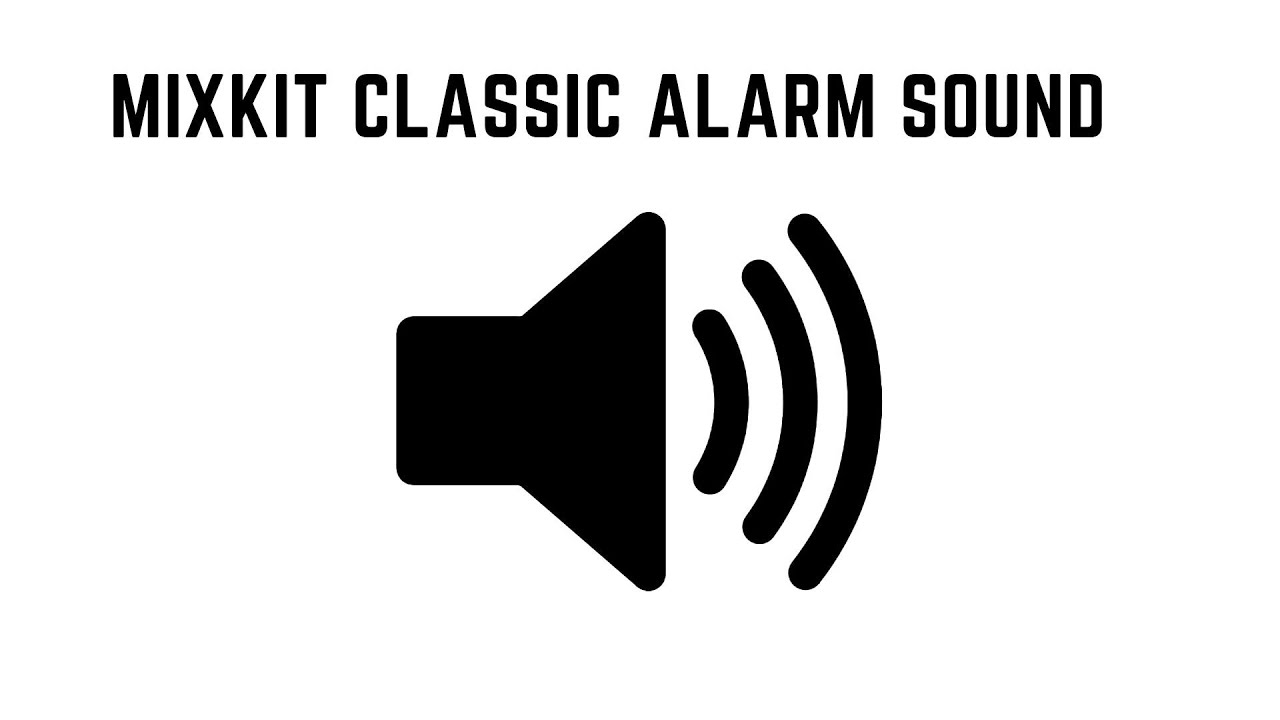 Mixkit Classic Alarm SMS Tune Warning Alarm Sounds You Like YouTube