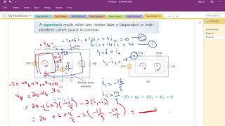 Lecture 15 Mesh Analysis for circuits with current sources Supermesh