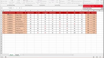 Memfilter Data  Menggunakan Advanced Filter di Excel