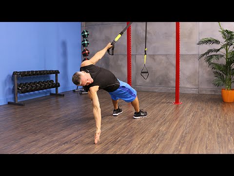 Single Arm Back Row with Rotation with TRX