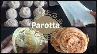 easy parotta recipe | how to make soft layered parotta at home | kerala parotta - All Recipes Hub