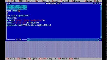 C PROGRAM TO FIND THE GREATEST OF THREE NUMBER USING CONDITIONAL OPERATOR