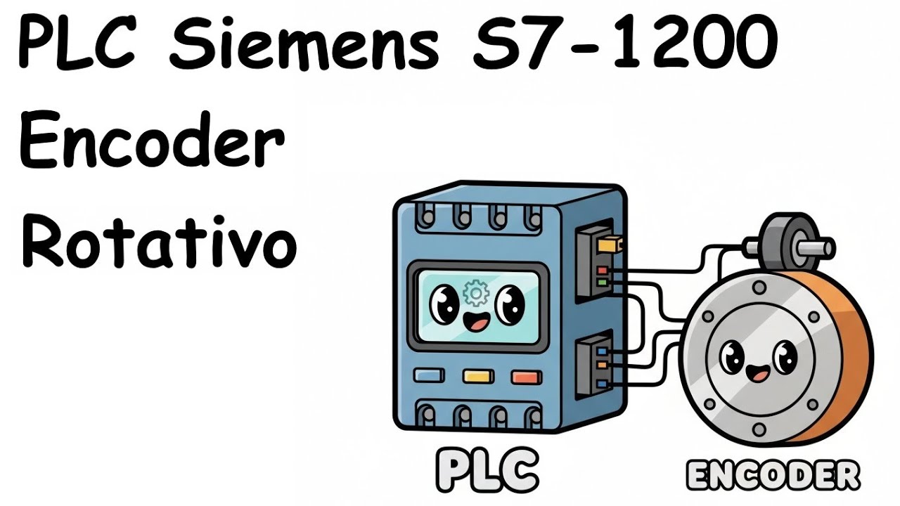 Encoder rotativo incrementale con PLC Siemens S7-1200 e TIA Portal