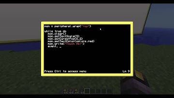 ComputerCraft Tutorial: 11 Touch Screen