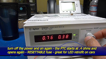 ptc resettable fuse used for LEDS retrofit