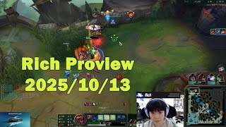 Rich Top Proview | Korean Master | Renekton Gragas Yone Rumble | [2025/10/13]