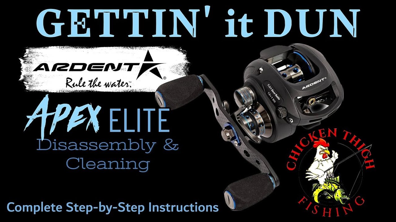 Gettin' it Dun (S2, Ep. 7) How to Disassemble & Clean an Ardent Apex Elite  Baitcasting Reel 