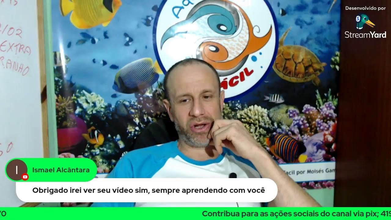 LIVE –  Aquarismo Fácil – 04/08/2022 as 21;00 – Qual vídeo falta no canal?