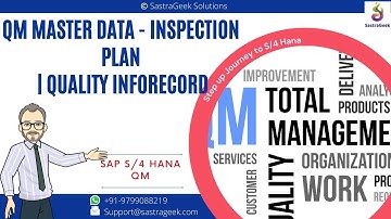 QM Master data part   Material master creation   Inspection type configuration || SAP QM