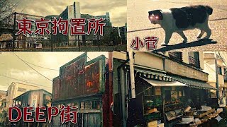 東京都　足立区　小菅。東京拘置所がある小菅駅周辺を散歩。幸運の白猫、昭和レトロな商店街とディープな街並み。