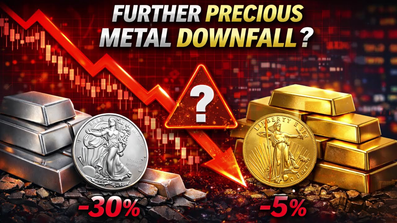 Gold & Silver Crash Today 📉 | Big Fall in Precious Metals Prices