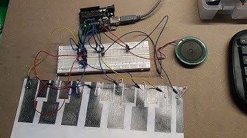 arduino paper piano