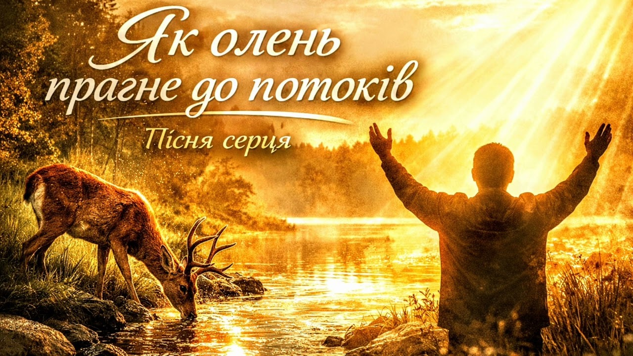 ✨Як олень прагне до потоків | Я так люблю Тебе | 🎼 Християнська Пісня-Молитва 🙏🙏