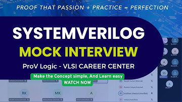 SystemVerilog Mock Interview – Passion + Practice = Perfection | Crack VLSI Interviews
