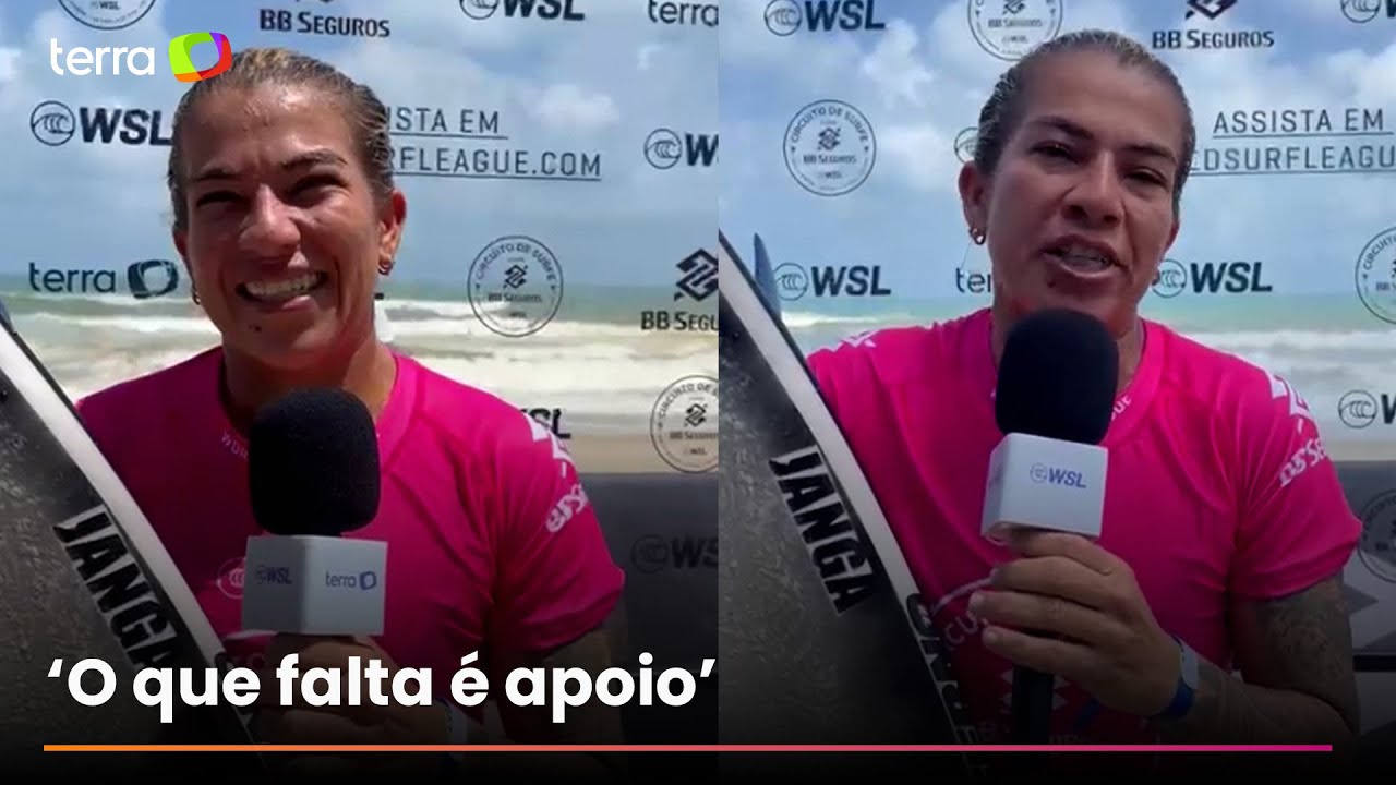 Silvana Lima exalta surfe feminino após vencer bateria da WSL em Fortaleza: ‘Muitos talentos’