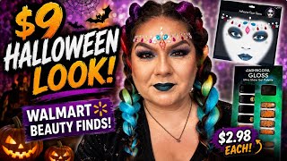 Walmart Halloween Look for $2.98 each. How to add extensions to braids for My Easy Halloween look.