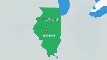 USA Map: PowerPoint maps of Illinois State
