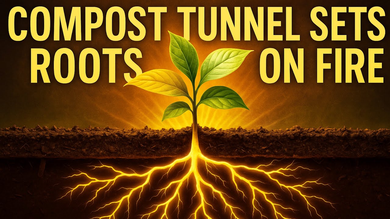 The Hidden Compost Tunnel Trick That Supercharges Plants 24/7.