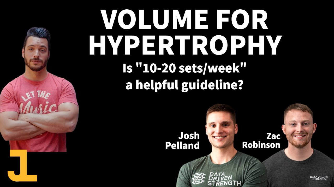 WOMP 155 - Data Driven Strength: Volume for hypertrophy - Is 10-20 sets/wk a helpful guideline?