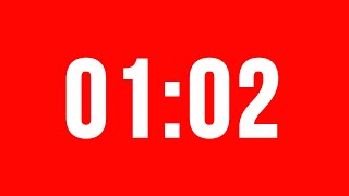 1 Minute 2 Second Timer With Alarm Without Music