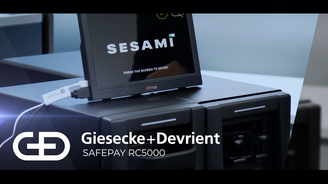 Discover the SafePay RC5000 cash automation device from G+D Currency Technology