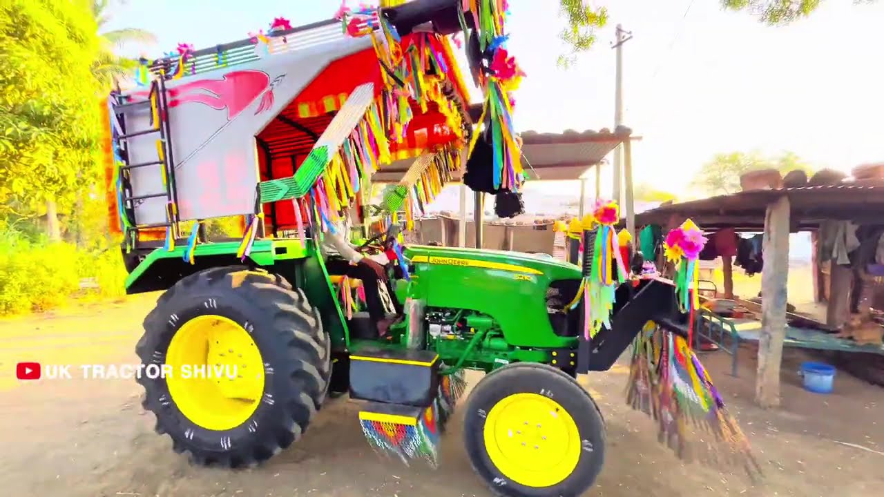 Индуистская империя ❤️ Видео о декорировании и модификации тракторов John Deere