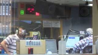 Jonny Gould joking with Simon Bates on Smooth Radio