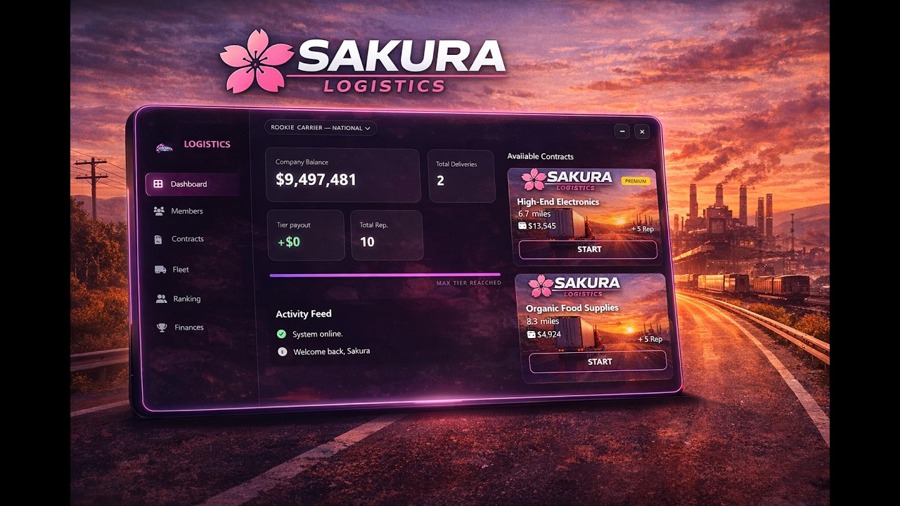 🚚 Sakura Advanced Logistics & Trucking Company System