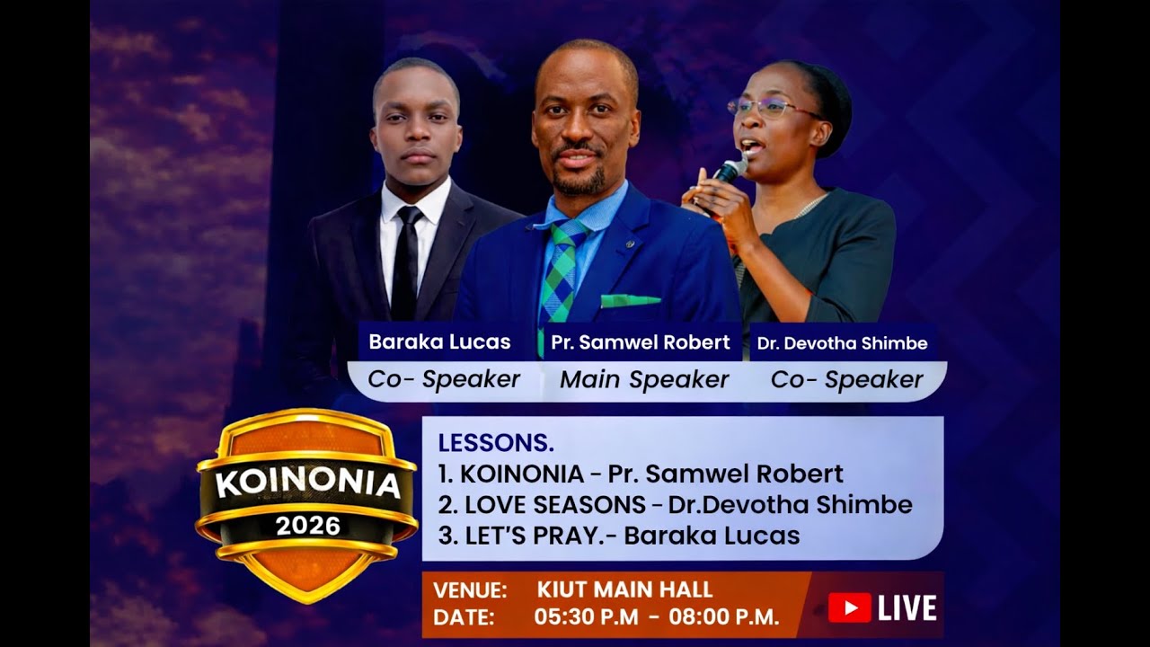 🔴TUCASA KOINONIA KIUT  2026 DAY 3