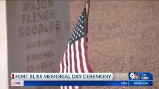 Fort Bliss Memorial Day Ceremony