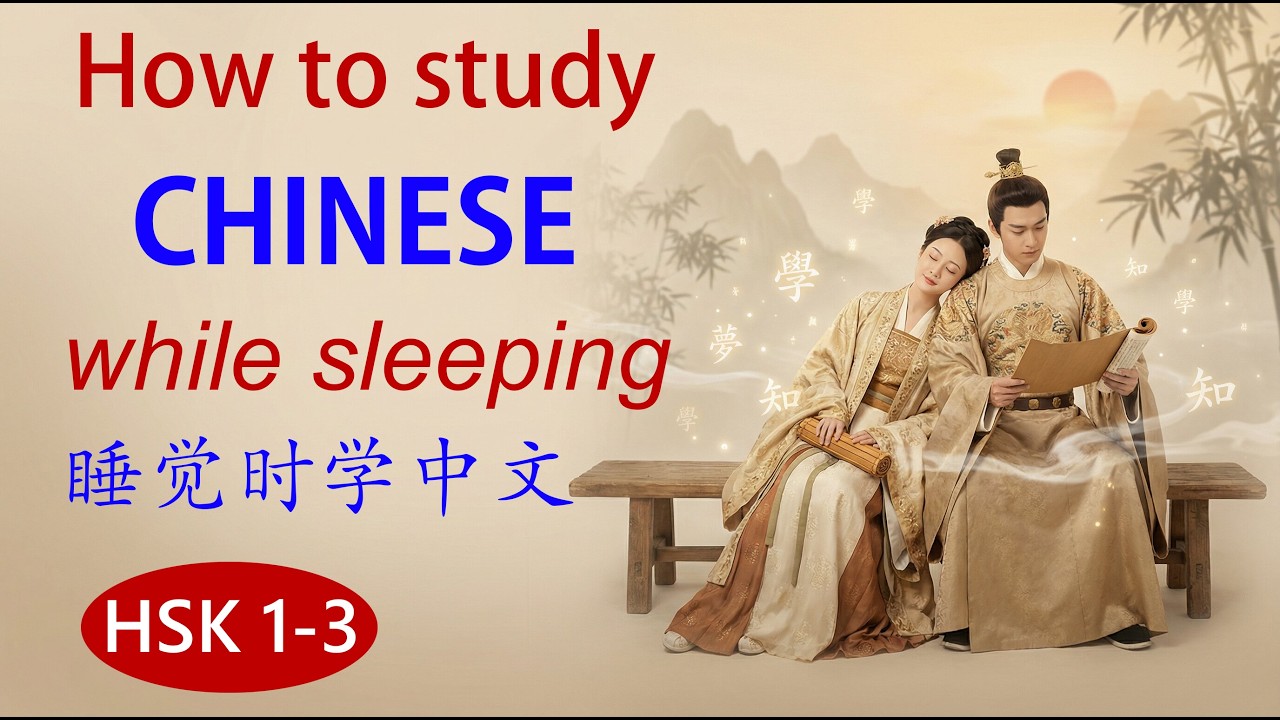 HSK 1-3 | Chinese podcast | How to study Chinese while sleeping ?