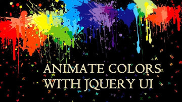 Using JQuery UI to Animate Colors