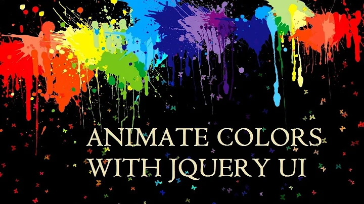 Using JQuery UI to Animate Colors