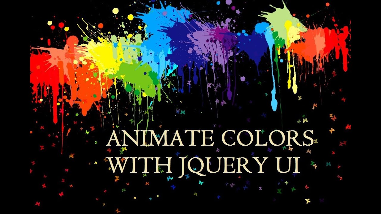 Using Jquery Ui To Animate Colors