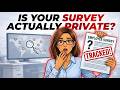 Is Your Anonymous Employee Survey Actually Anonymous?