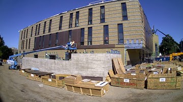 8 8 2016 - UMass Design Building Construction Timelapse