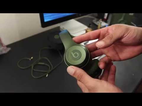 beats solo 3 olive green