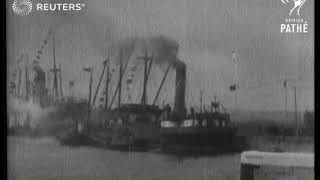 Business: Opening Of   Bromborough Dock On The Mersey  By President Of The Board Of Trade (1931)