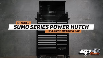 SP TOOLS | SP50553X - SUMO SERIES POWER HUTCH TOOL KIT - 334PC METRIC/SAE